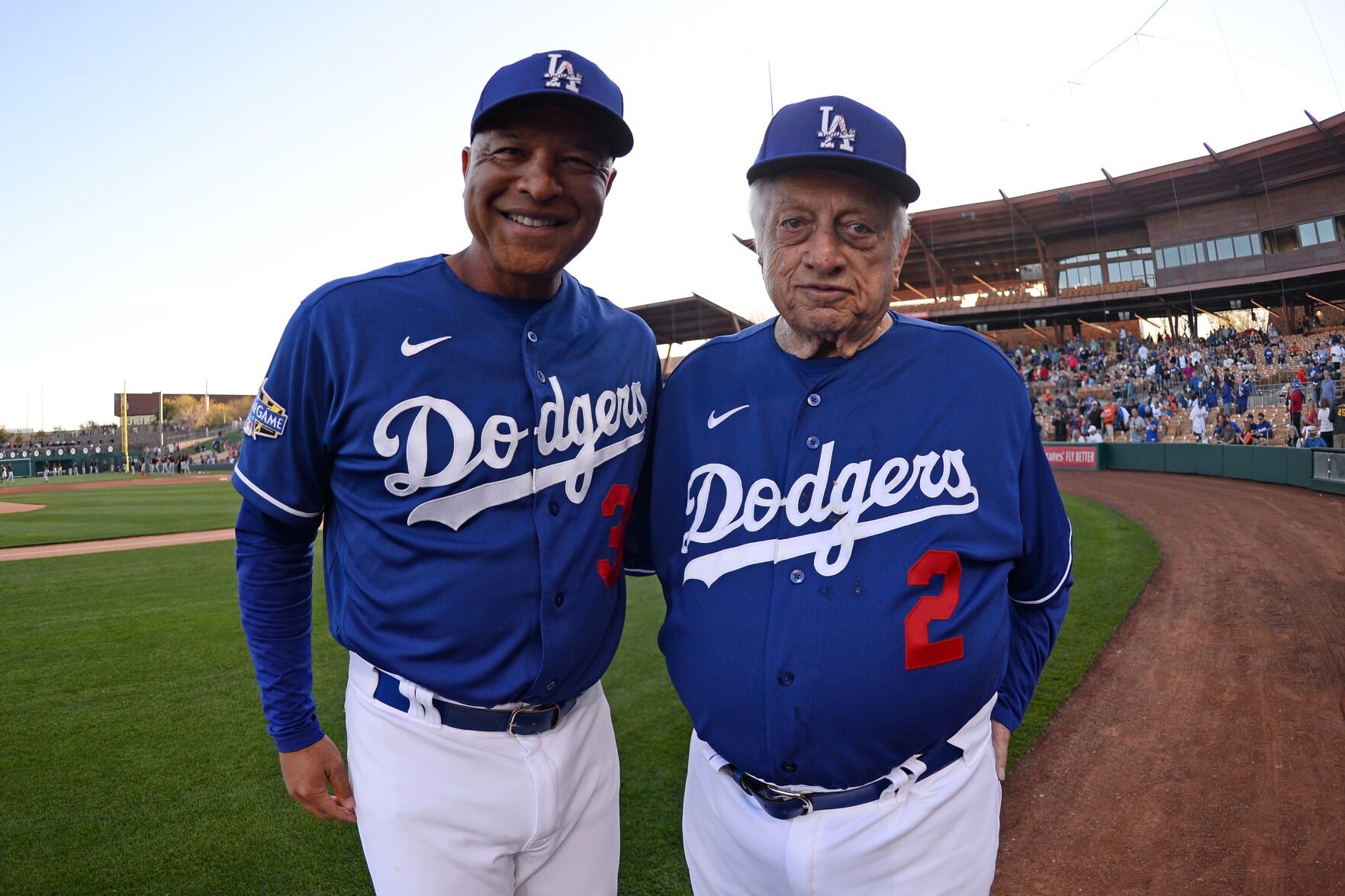 MLB: Spring Training-San Francisco Giants at Los Angeles Dodgers